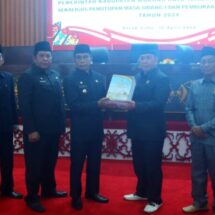 Pj Bupati Mura Hadiri Rapat Paripurna ke-5 Masa Sidang I, 2024