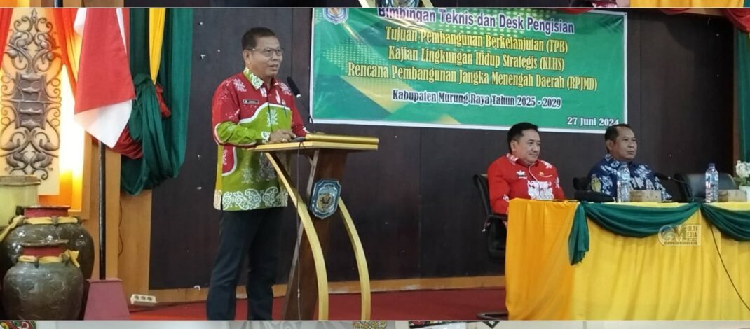 Pj Sekda Buka Bimtek KLHS dan Penyusunan RPJMD 2025-2029